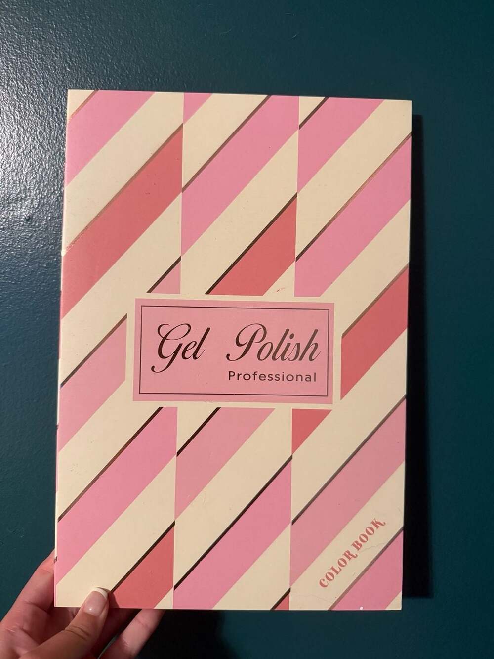 Professional 160-Slot Nail Gel Polish Color Display Swatch Book